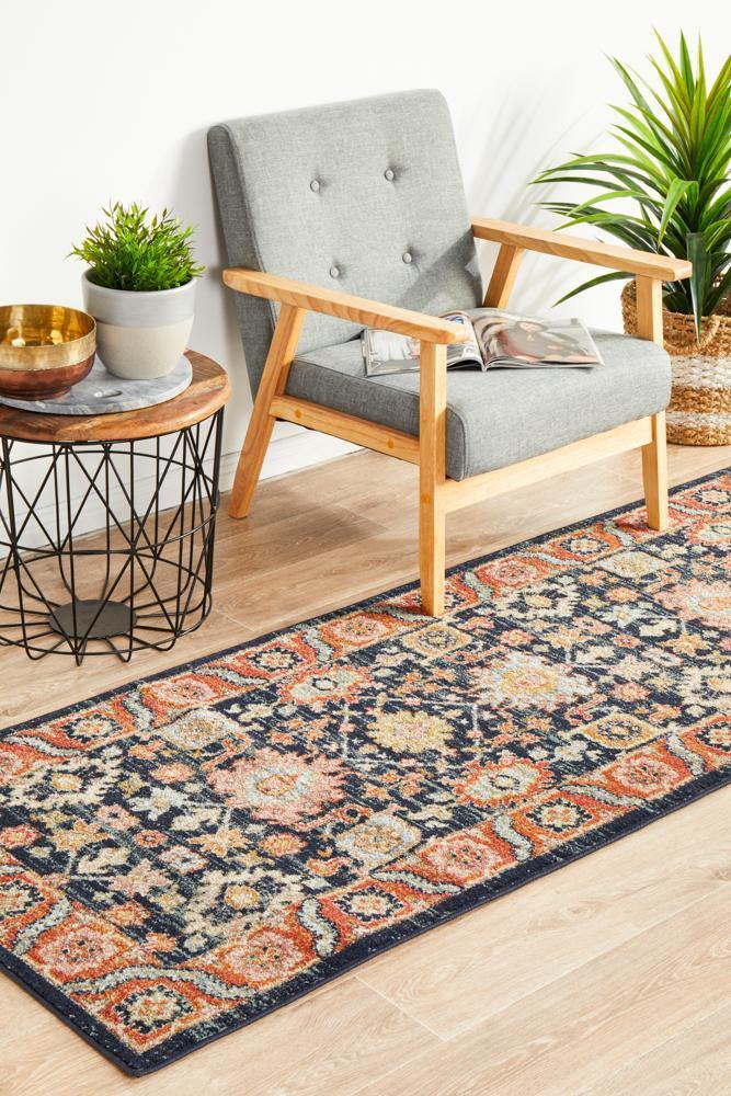 Legacy 860 Navy Runner Rug - House Things Legacy Collection