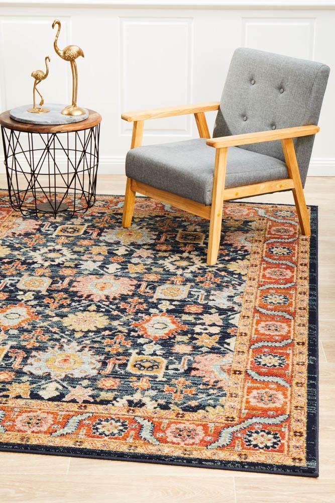 Legacy 860 Navy Rug - House Things Legacy Collection