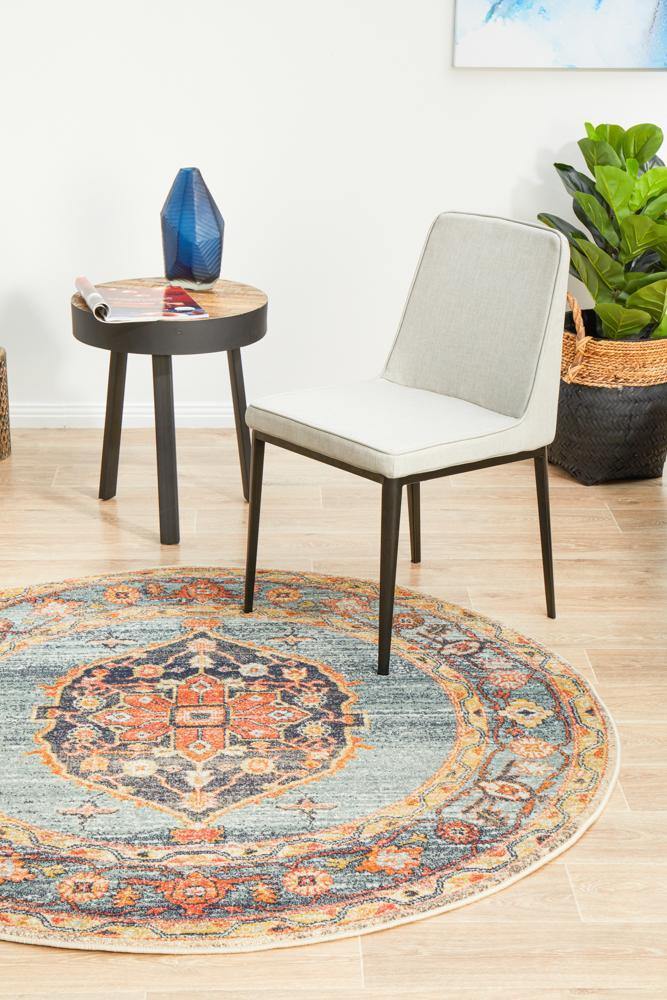 Legacy 862 Rust Round Rug - House Things Legacy Collection