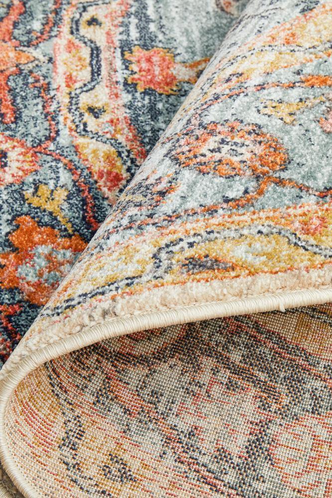 Legacy 862 Rust Round Rug - House Things Legacy Collection