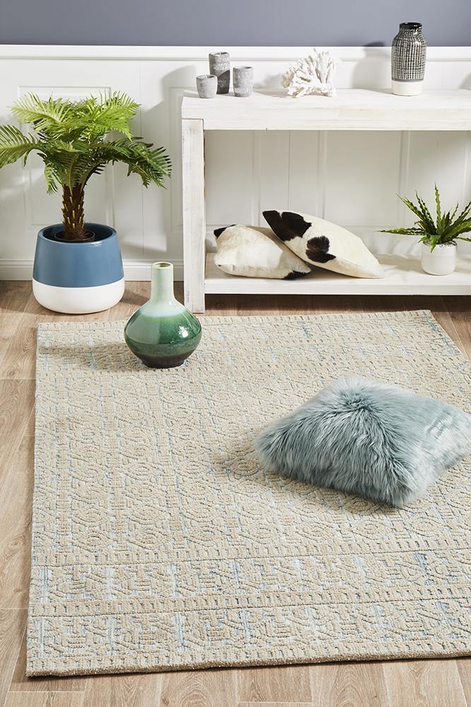 Levi Lucy Blue Green Rug - House Things Levi Collection