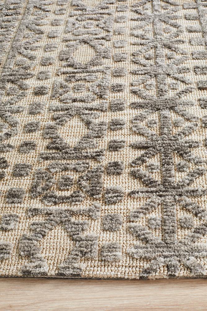 Levi Jemma Natural Grey Rug - House Things Levi Collection