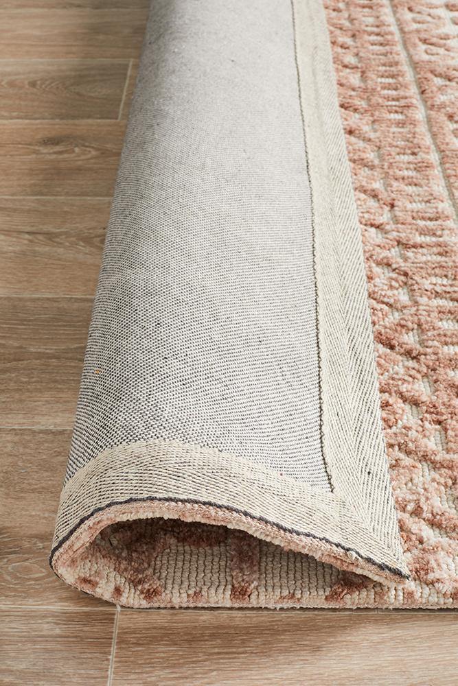 Levi Becca Peach Ivory Rug - House Things Levi Collection