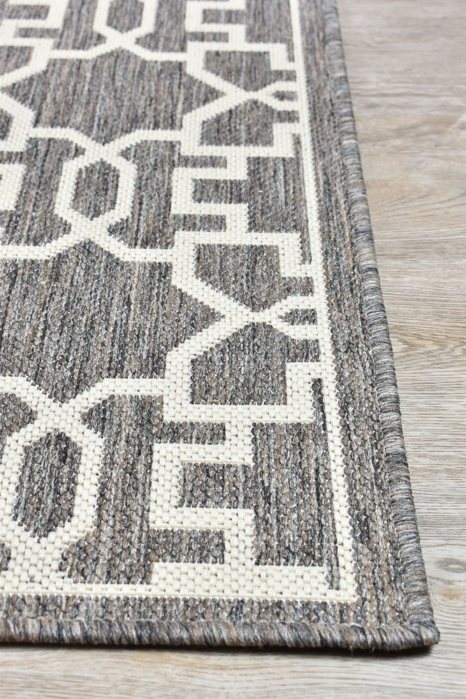 Pacific Brown Cream Rug 208-W71E - House Things INDOOR/OUTDOOR