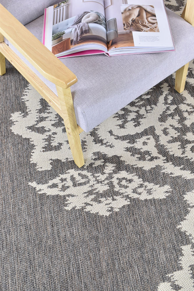 Pacific Brown Cream Rug 5605-W71E - House Things INDOOR/OUTDOOR