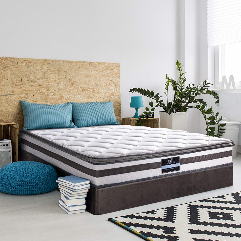 Double Size Pillow Top Spring Foam Mattress 6.0 Medium-firm - House Things Furniture > Mattresses
