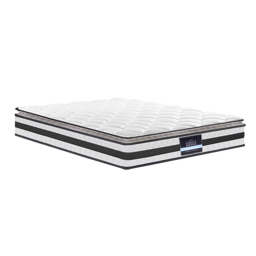 Giselle Bedding King Single Size Pillow Top Spring Foam Mattress - House Things Furniture > Mattresses