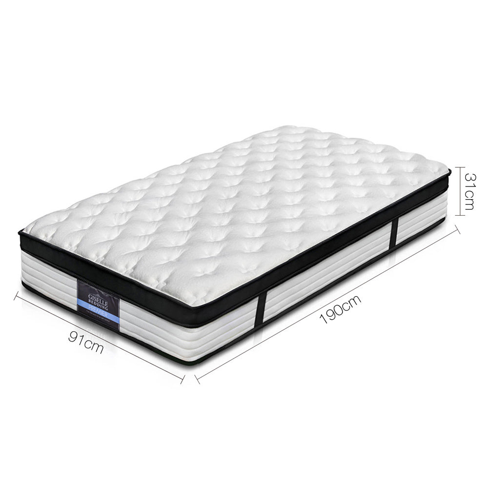 Giselle Bedding Single Size 31cm Thick Foam Mattress - House Things Furniture > Mattresses
