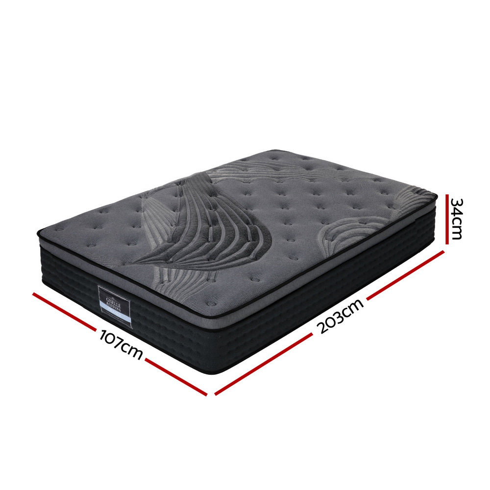 King Single Spring Mattress 34cm 6.0 Firmness - House Things Furniture > Mattresses
