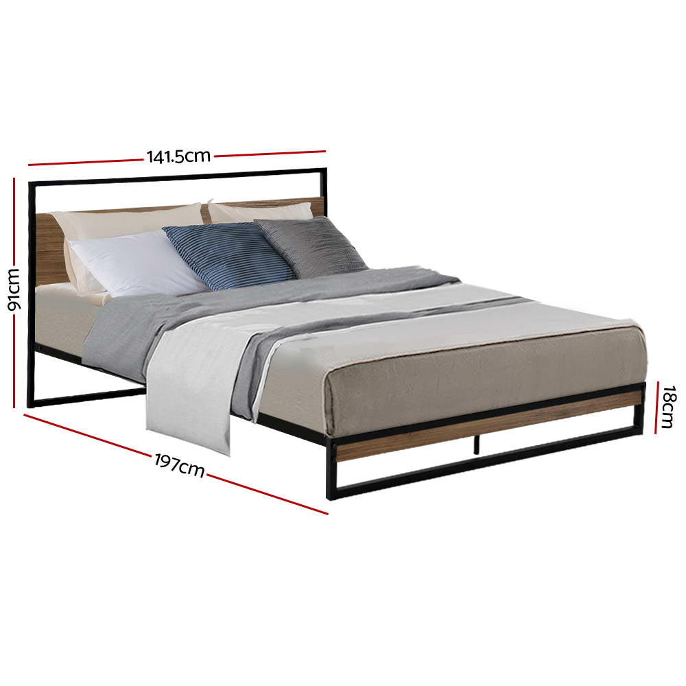 Double Size Mattress Base Black Dane - House Things Furniture > Bedroom