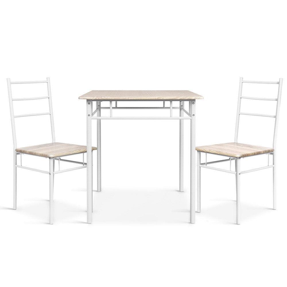 3 Piece Dining Set - Natural - House Things Furniture > Dining