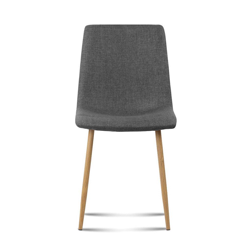 4 x Bordeaux Dining Chairs - Dark Grey - House Things 