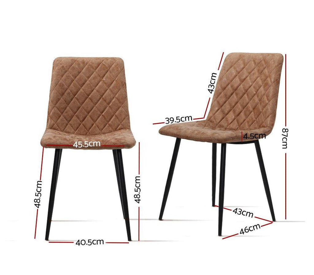 2 x Replica Hollywood Dining Chairs - Housethings 