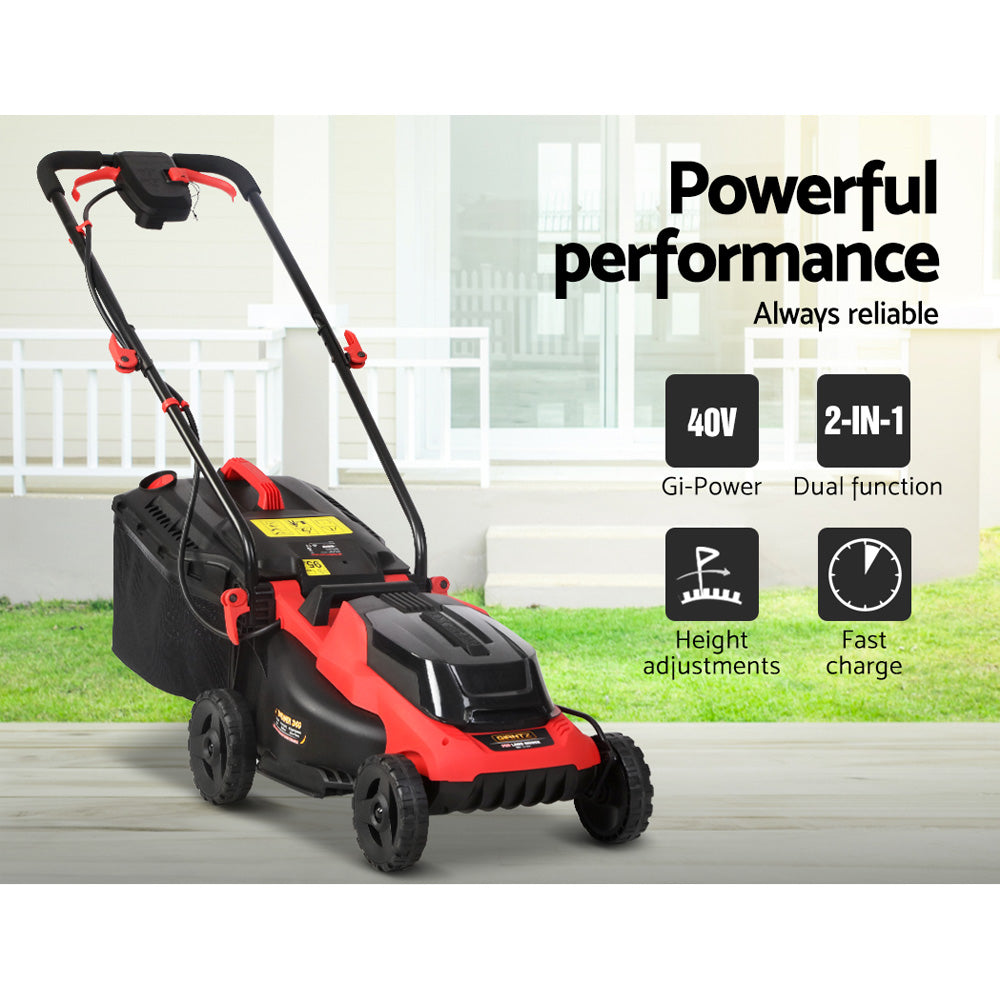 Lawn Mower Cordless Lawnmower Electric Lithium Battery 40V - House Things Home & Garden > Garden Tools