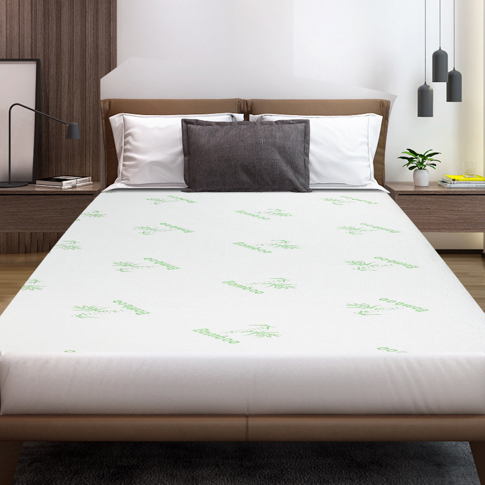 Giselle Bedding Giselle Bedding Bamboo Mattress Protector Double - House Things Furniture > Mattresses