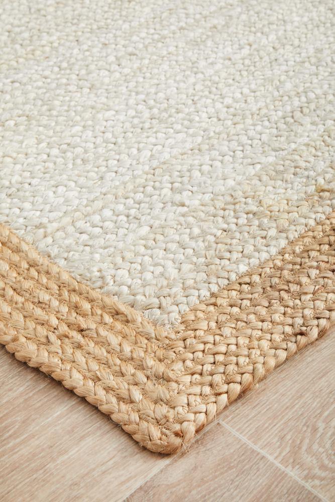 Noosa 333 White Natural Runner Rug - House Things NOOSA COLLECTION