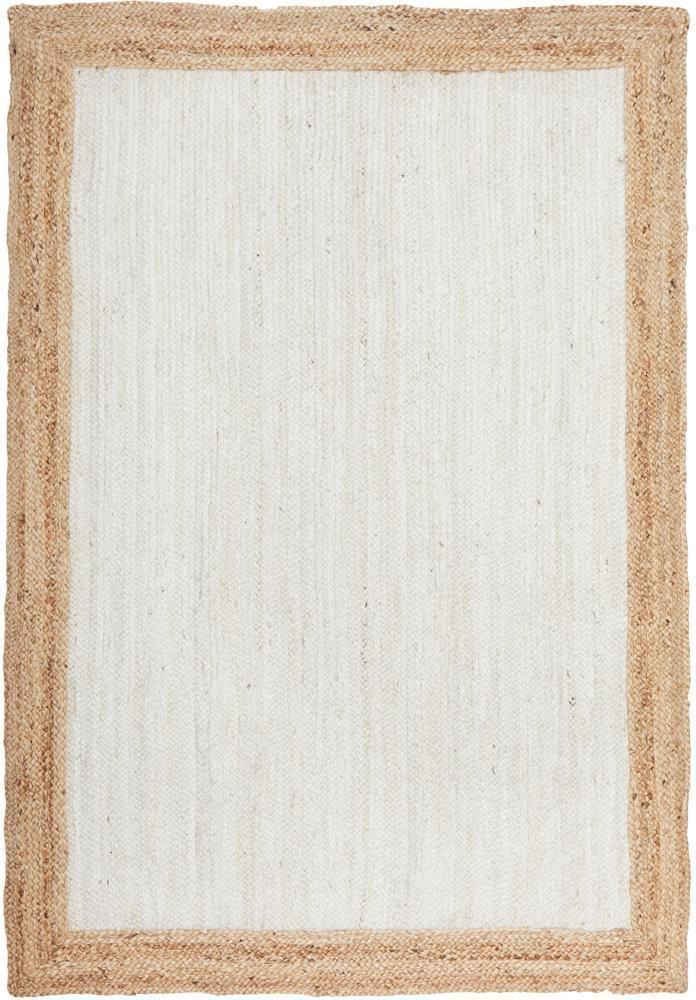 Buderum Framed White Natural Rug - House Things NOOSA COLLECTION