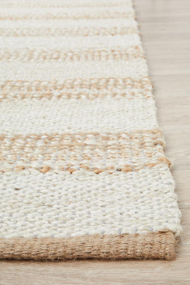 Buderum Natural White Rug - House Things NOOSA COLLECTION