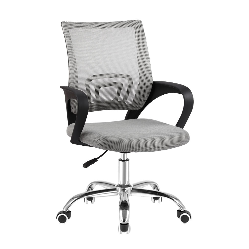 Office Chair Mesh Executive Mid Back Grey - House Things Furniture > Office