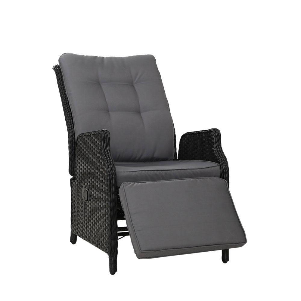Recliner Chair Sun lounge Wicker - House Things Furniture > Outdoor
