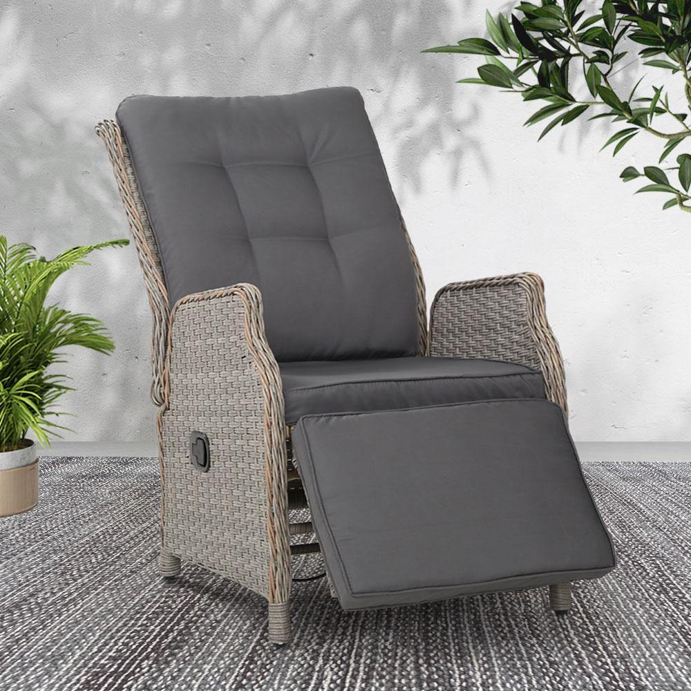 Recliner Chair Outdoor Furniture Wicker - House Things Furniture > Outdoor