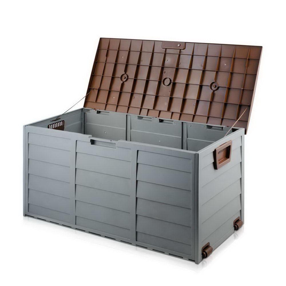 290L Outdoor Storage Box - Brown - House Things Promotion