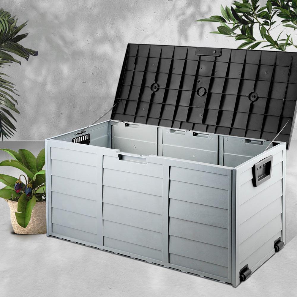 290L Outdoor Storage Box - Black - House Things Promotion