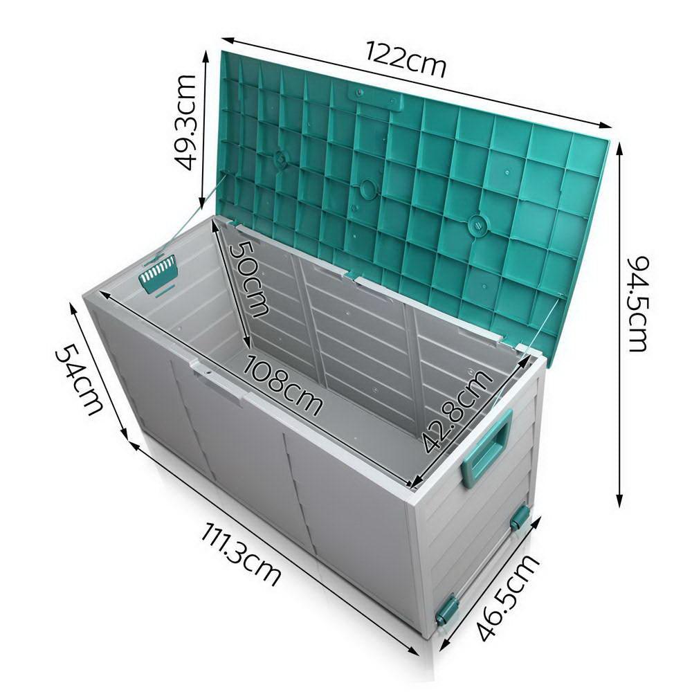 290L Outdoor Storage Box - Green - House Things Promotion