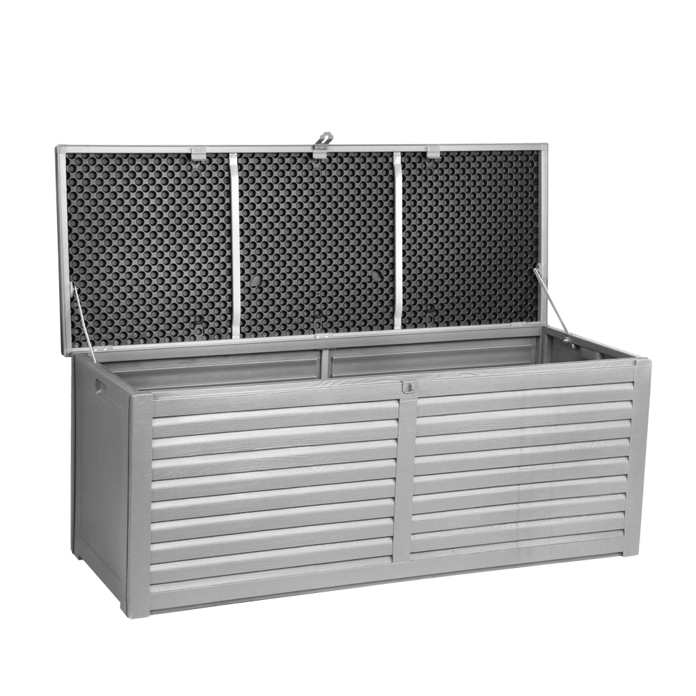 Outdoor Storage Box Bench Seat 390L - House Things Home & Garden > Storage