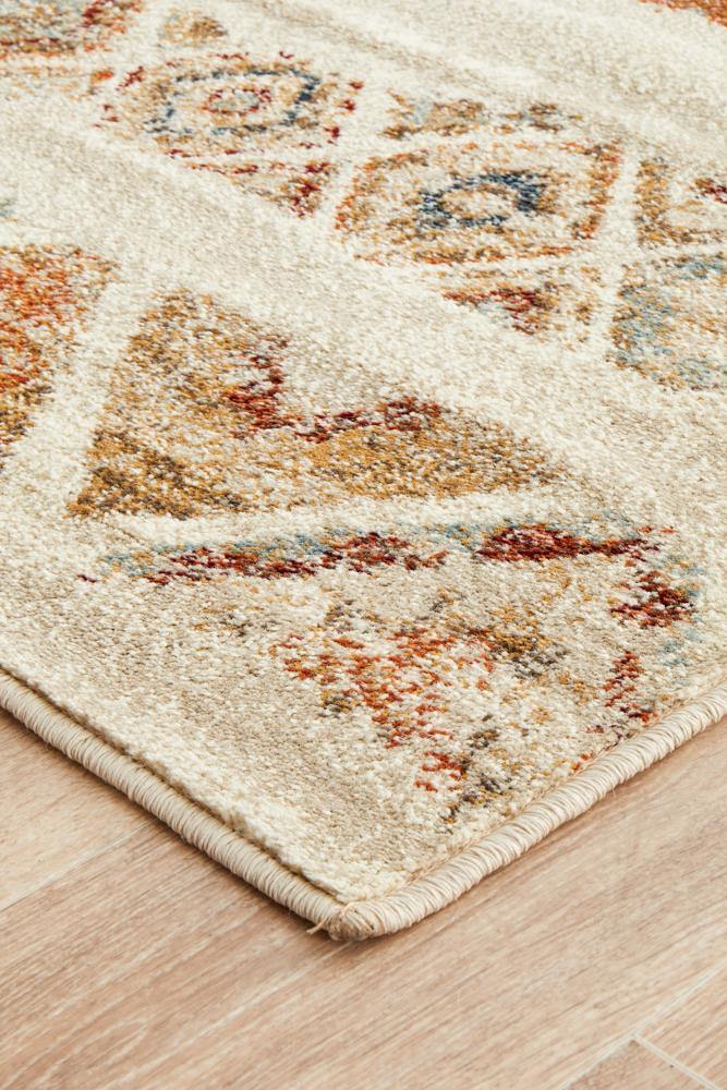 Oxford Mayfair Contrast Rust Runner Rug - House Things Oxford Collection