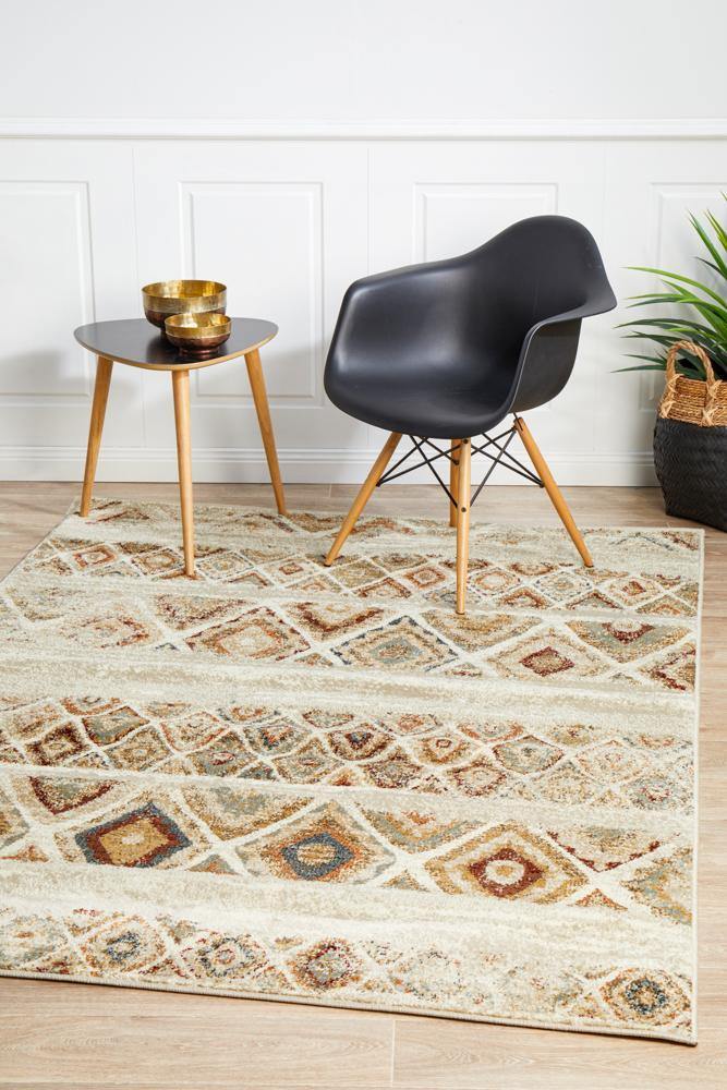 Oxford Mayfair Contrast Rust Rug - House Things Oxford Collection