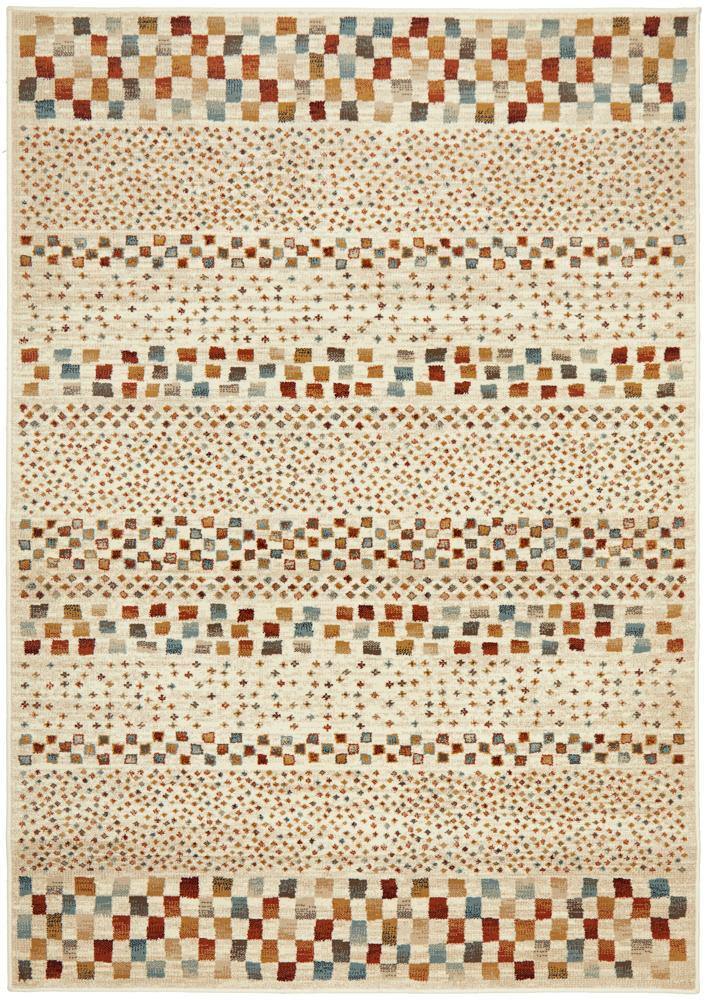 Oxford Mayfair Squares Bone Rug - House Things Oxford Collection