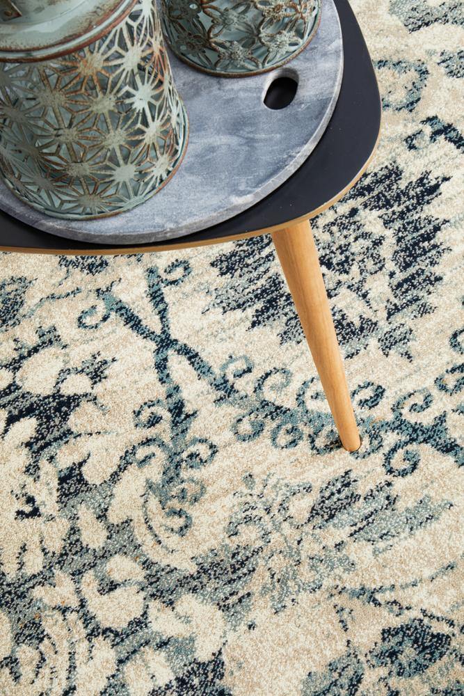 Oxford Mayfair Illusion Blue Rug - House Things Oxford Collection