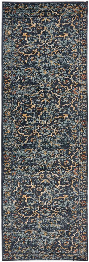 Oxford Mayfair Stem Navy Rug - House Things Oxford Collection