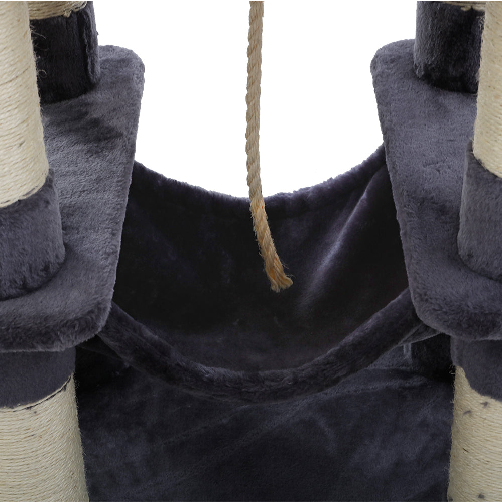 i.Pet Cat Tree Trees Scratching Post Scratcher Tower Condo House Furniture Wood - House Things Pet Care > Cat Supplies