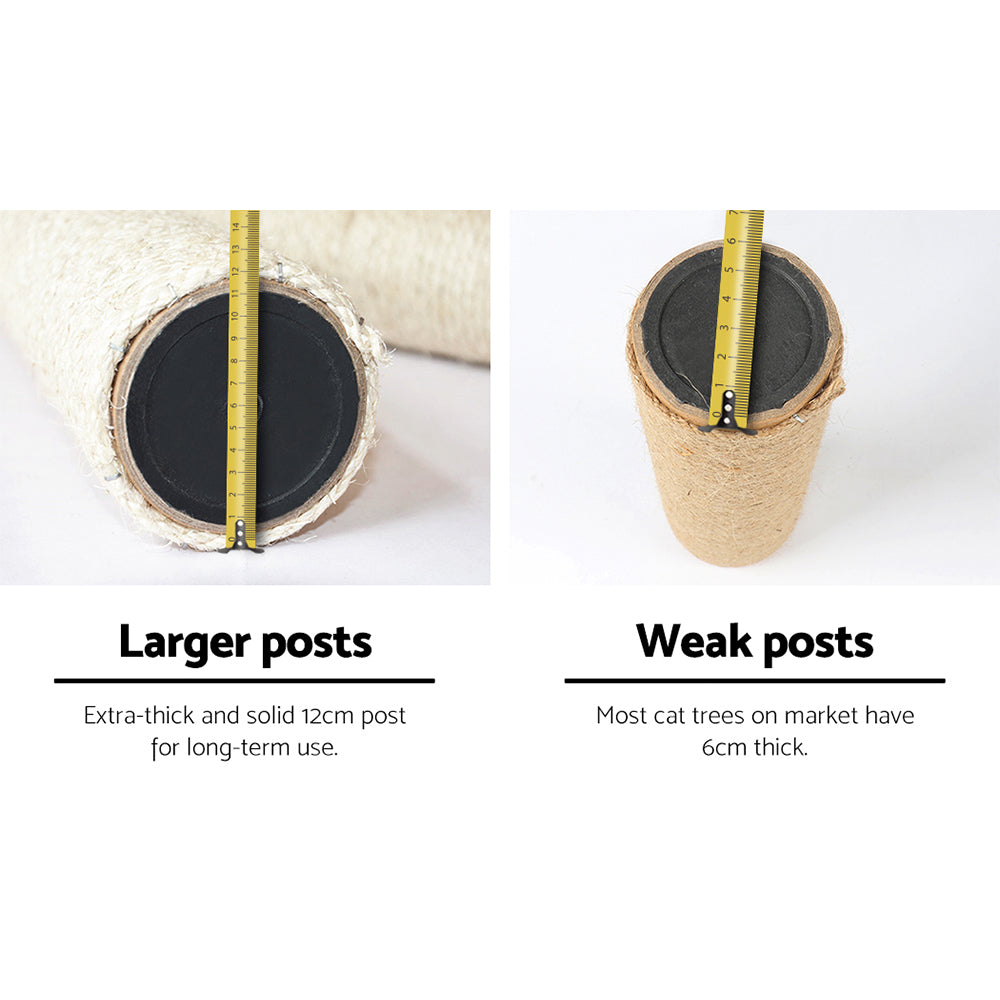 i.Pet Cat Tree Trees Scratching Post Scratcher Tower Condo House Furniture Wood - House Things Pet Care > Cat Supplies