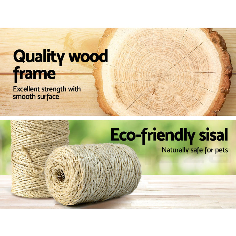 i.Pet Cat Tree Trees Scratching Post Scratcher Tower Condo House Furniture Wood - House Things Pet Care > Cat Supplies
