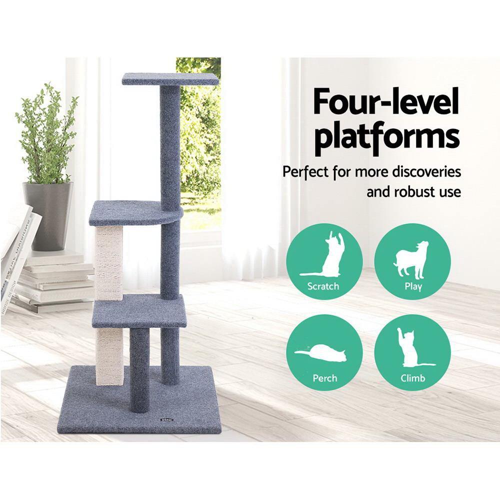 Cat Tree 124cm Scratching Post - House Things Pet Care > Cat Supplies