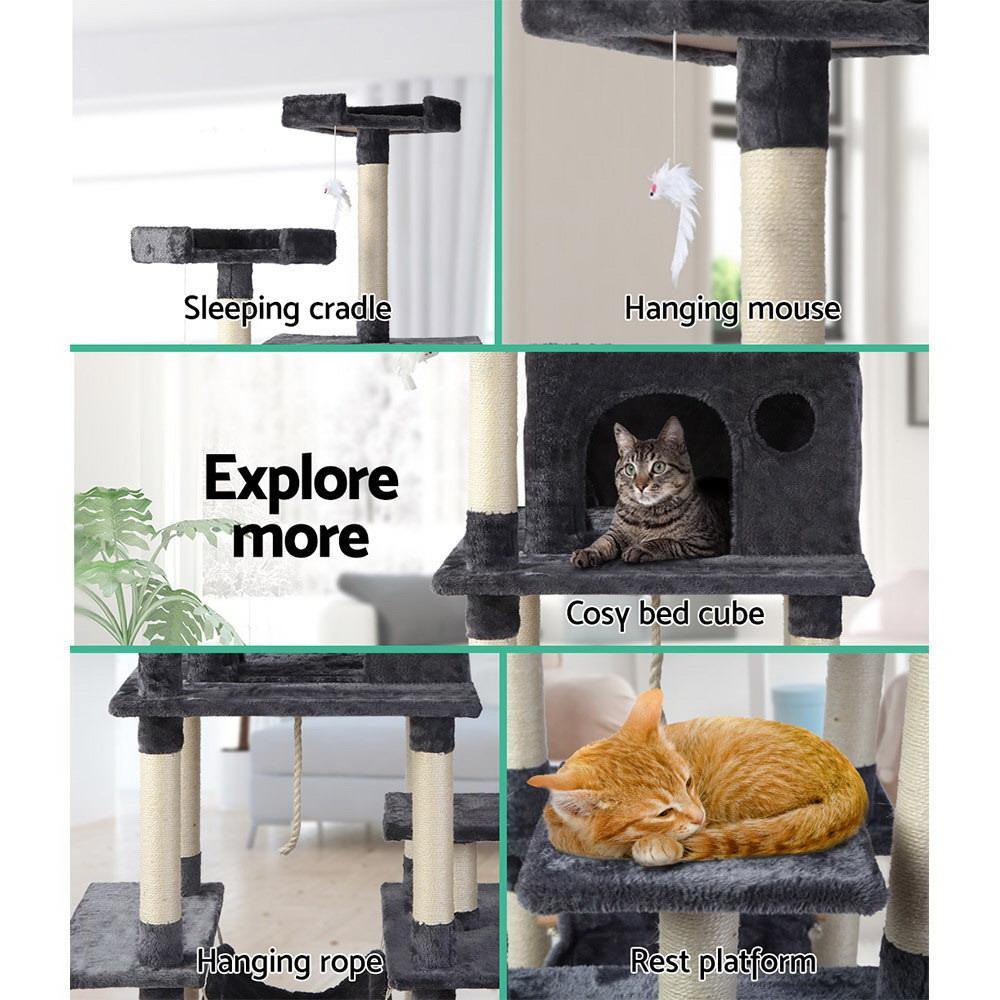 Cat Tree 184cm Post Scratcher Tower - Housethings 