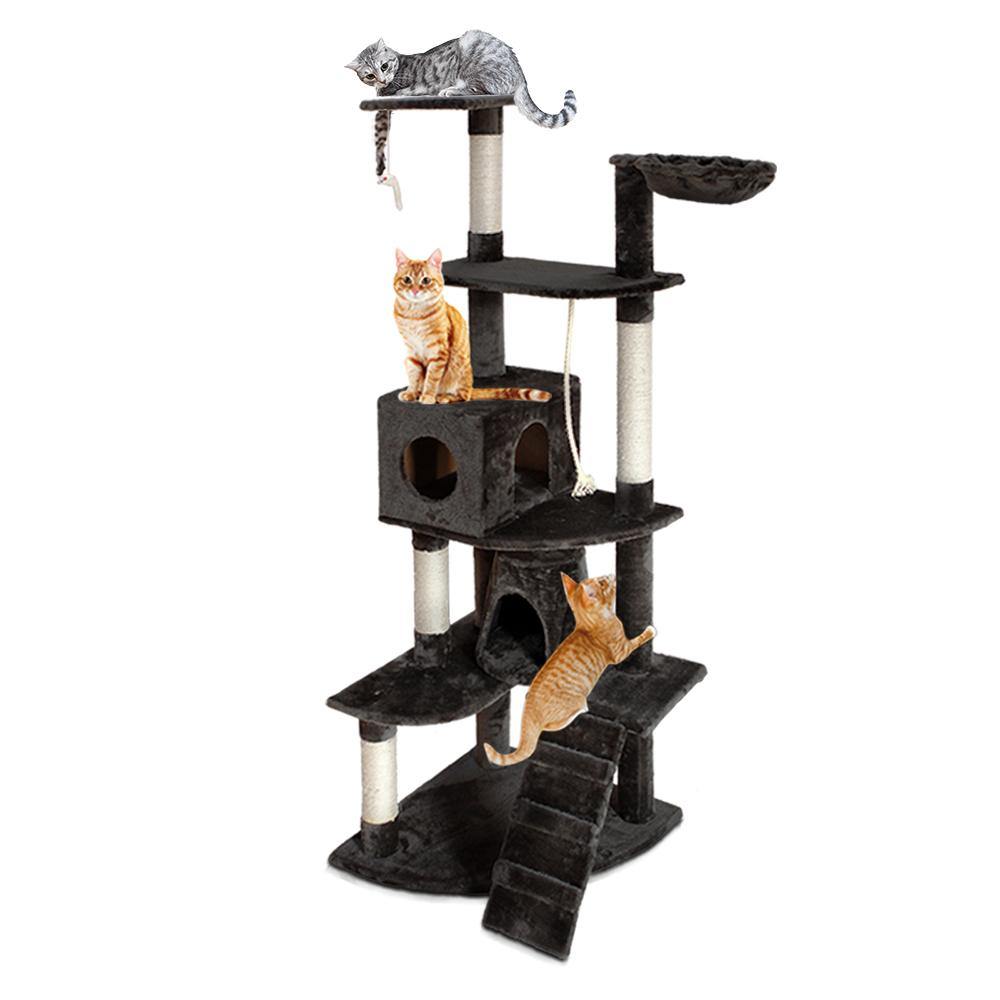 Cat Tree 193cm Post Scratcher Tower - House Things Pet Care > Cat Supplies