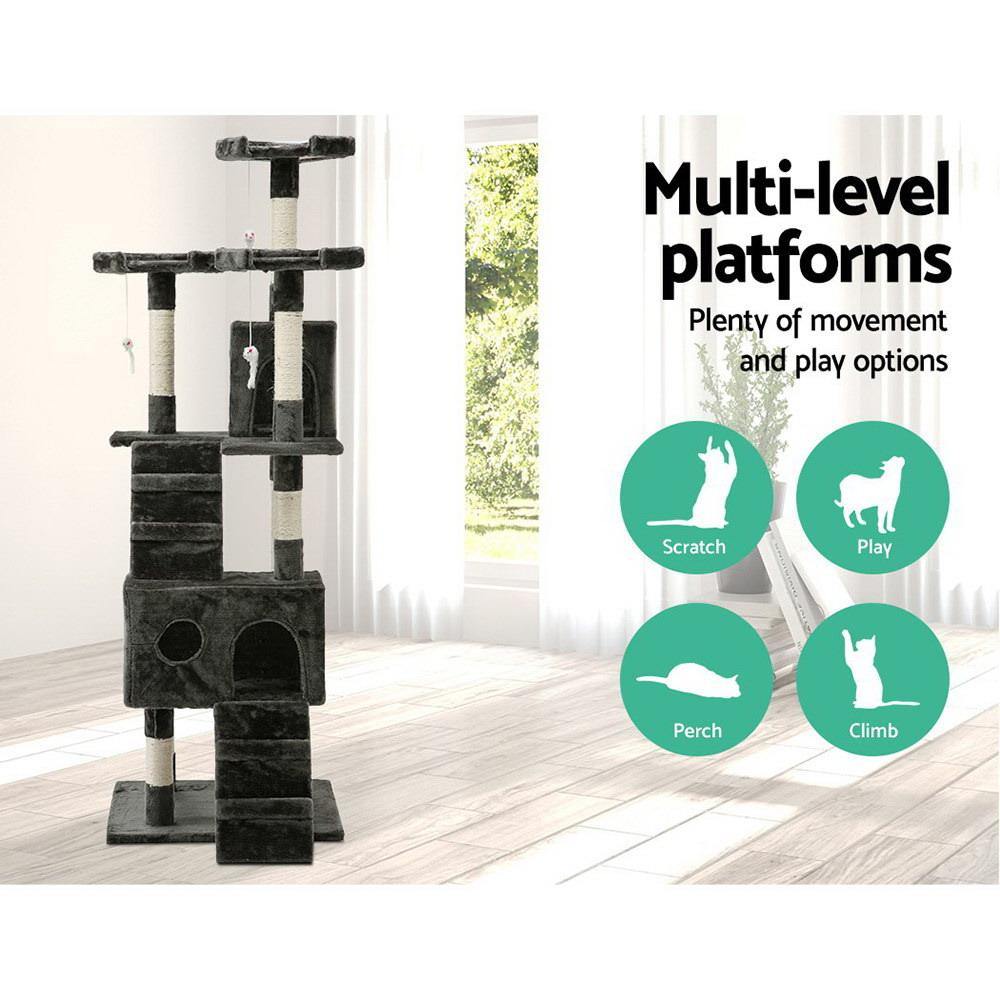 Cat Tree 180cm Trees Scratching Post Scratcher - House Things Pet Care > Cat Supplies