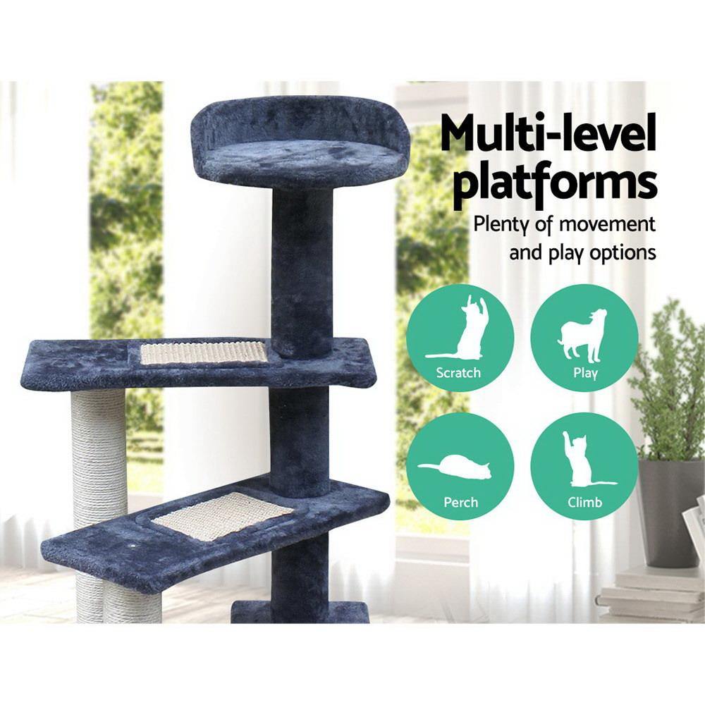 Cat Tree 100cm Trees Scratching Tower Steps - House Things Pet Care > Cat Supplies