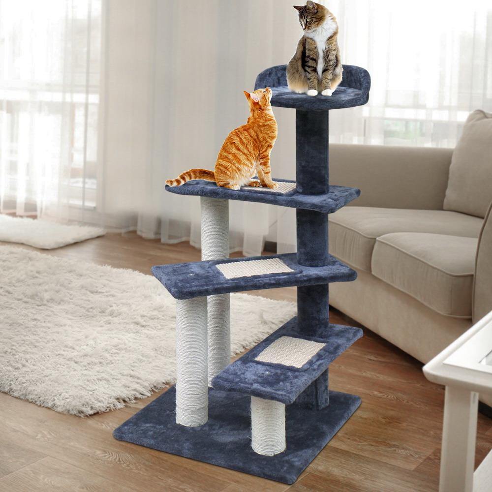Cat Tree 100cm Trees Scratching Tower Steps - House Things Pet Care > Cat Supplies