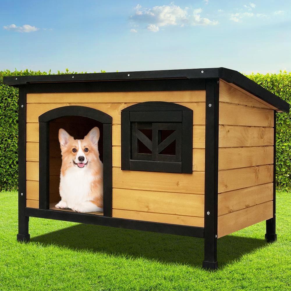 Large Wooden Pet Kennel - House Things Pet Care > Dog Supplies