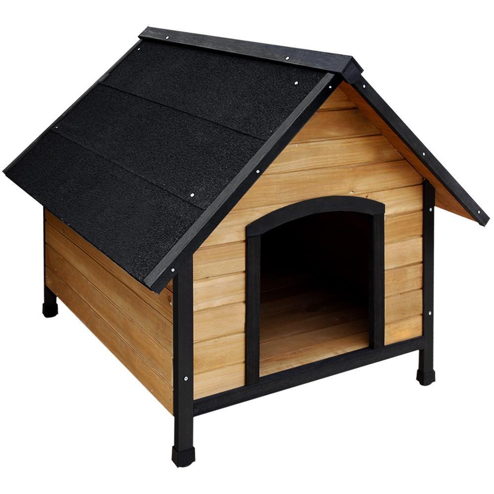 Dog Kennel Wooden Pet House XL Outside - Housethings 