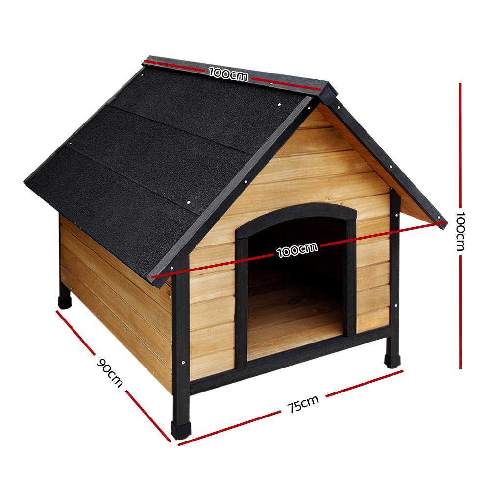 Dog Kennel Wooden Pet House XL Outside - Housethings 