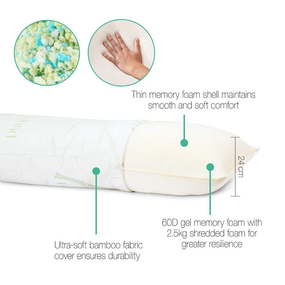 Full Body Memory Foam Pillow - House Things Home & Garden > Bedding