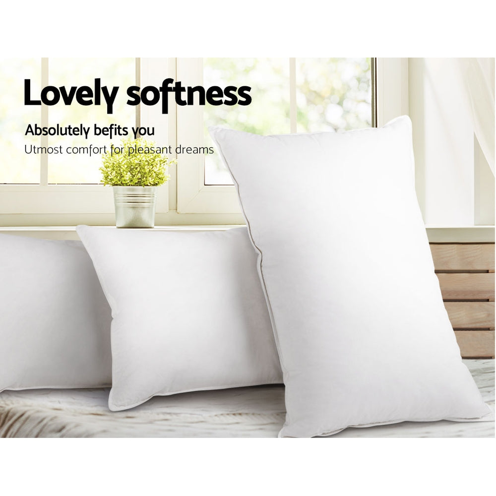 Giselle Bedding King Size 4 Pack Bed Pillow Medium - House Things Home & Garden > Bedding