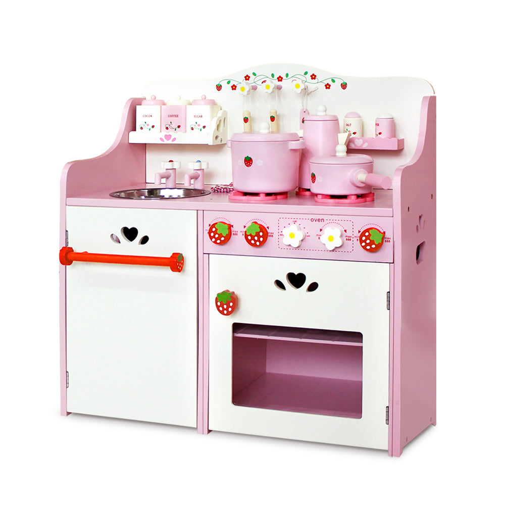 Keezi Kids Kitchen Play Set - Pink - House Things Baby & Kids