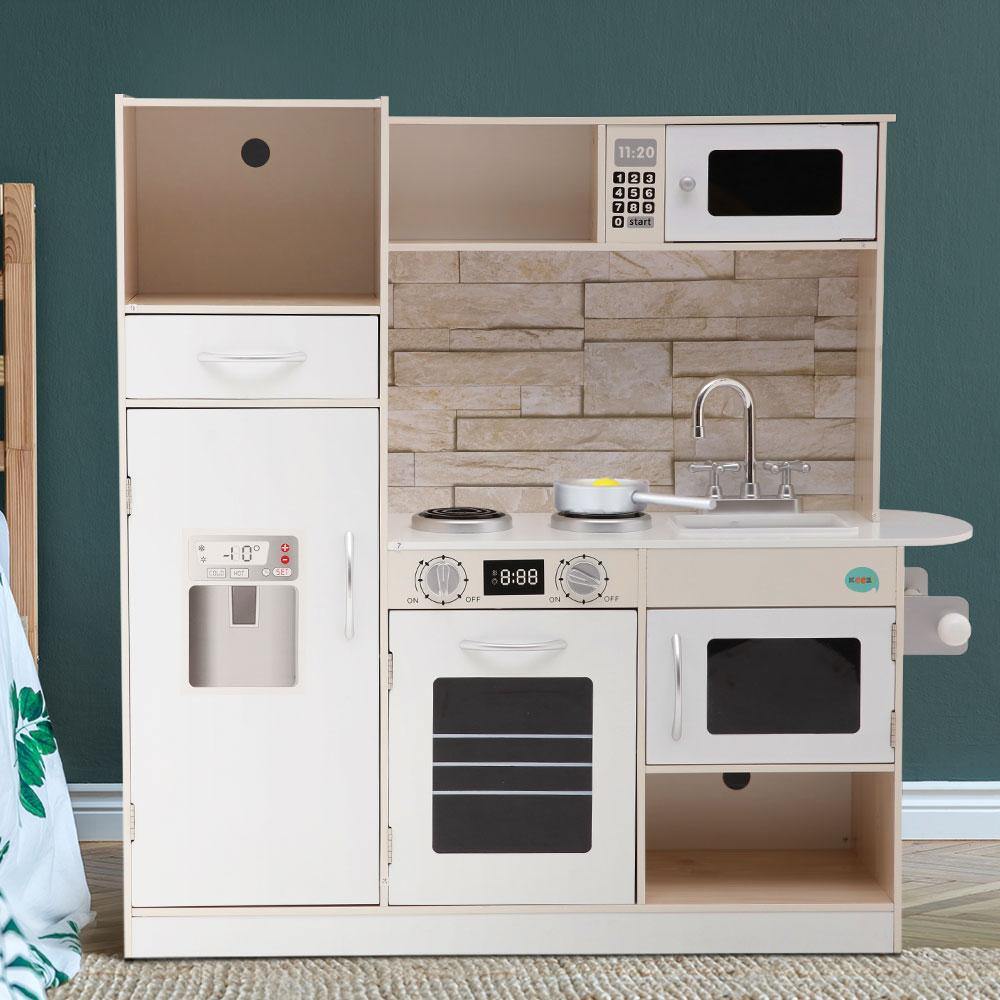 Wooden Kitchen Pretend Play Set - Housethings 